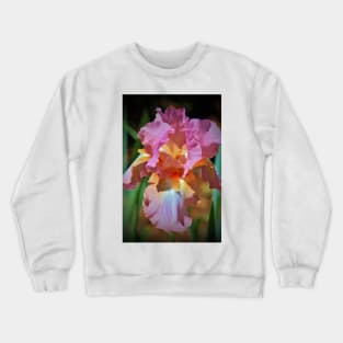 Pink And Orange Iris Crewneck Sweatshirt